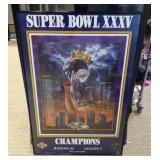 Baltimore Ravens Super Bowl  XXXV Poster NFL