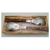 Retro 2 pc Salad Set Spoon Fork