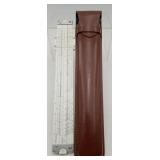 Lutz  #102 Engineering Slide Rule Case Ivory Color