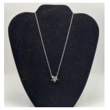 Solid 925 Cherub Angel Pendant Necklace