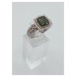 Blue Diamond ? Sterling Silver 925 Ring