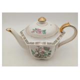 Sadler Indian Tree Hexagonal Porcelain Teapot