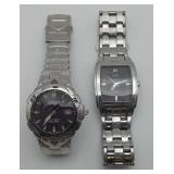 2 Men's Watches Dakota Steel Sting Ray & Guess