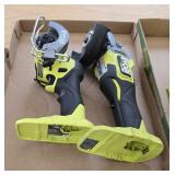 Right Angle Grinder & Trim Saw Ryobi Batt opt Tool