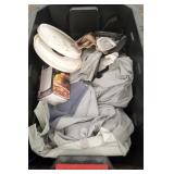 Car Over Husky Plastic Tote