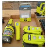 Ryobi Batt OPT Flashlights &  Charging Pack