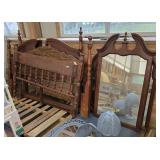 4 Poster Bed & Mirror