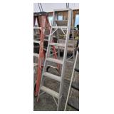 Sears Aluminum 200lbs Rated 6ft Step Ladder
