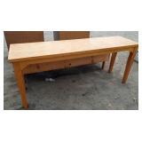 Oak Wall Table 72' x 20'