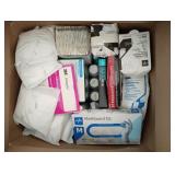 Medical Supplies Box Lot