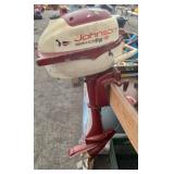 Johnson 3 HP Sea-Horse Gas Boat Motor & Mount