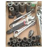 1/2 Dr Impact Sockets Knuckles Adjustable Wrenches