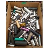 BOX Deep Well Impact Sockets 1/4' 1/2' 3/8' drive