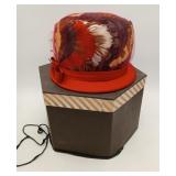 50's Lady Lair Lynn Brooke Feather Hat & BOX
