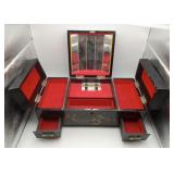 Japanese Chinese Lacquered Jewelry Music Box