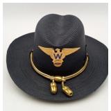 1950's Wackenhut Security Badge Navy Blue Hat