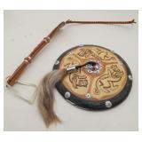Medieval Viking Shield & Horse Whip