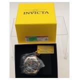 NIB Invicta Gold Tone & Black Womens Watch