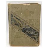 19th Century Shakespeare Complete Works Book