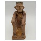 Maya Jaina Pre-Columbian Pottery Male Figure