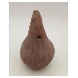 Effigy Vessel Mayan Stye Ocarina Whistle Gourd