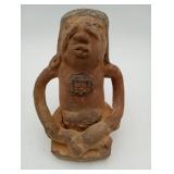 Pre Columbian Native American Pottery Clay Figure