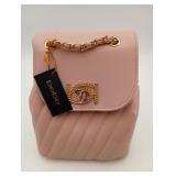NWT Bebe Hera Blush Backpack Purse Handbag
