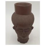 VTG Congo Kuba Ceremonial Palm Vine Cup Vessel