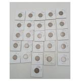 25 V Nickels 1912 & 1912-P US Coins