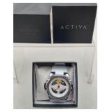 NIB ActivaX Invicta Digital Men's Watch Stainless