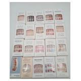 LOT NIB 20 Assorted Full Set Press On Nails