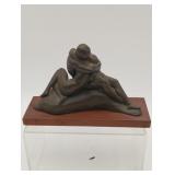 1969 Auguste Rodin's Bronze Colored  THE KISS