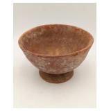 Pre-Columbian Type Red Terracotta Elevated Bowl