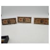 Bank Notes Red Series 2 Dollar Currency 1928-f 28