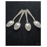 Four Sterling Spoons 106 grams