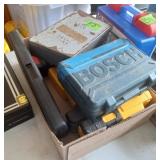 Drill Bits DeWalt Bosch Micrometer Stud Finder LOT