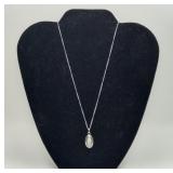 Sterling Silver Sarah Coventry Cameo Pendant