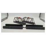 HO Bachmann Blinking Bridge E-Z Track Girder 4pcs