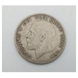 1928 Great Britain Silver Half Crown Coin