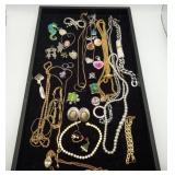 Silver & Gold Costume Jewelry Charms Necklace Pins