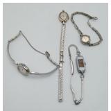 Vintage Ladies Watches Waltham Benrus Bulova
