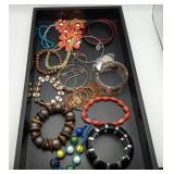 Lucite Retro Costume Jewelry Bracelets