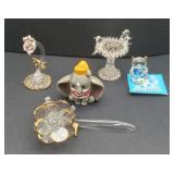 Murano Style Hand Blown Glass Baron Flowers