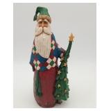 Jim Shore Heartwood Creed Tall Santa with Tree