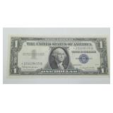 1957-B US Silver Certificate One Dollar Bank Note