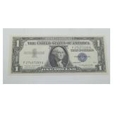 1957-A Silver Certificate One Dollar Bank Note VF