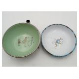 See-Saw Nursery Rhyme Enamel Childs Warming Bowl
