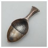 Sterling Silver Caddy Spoon Acorn Shaped 13.4 gram