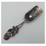 Sterling Silver Hildesheim Rose Sugar Spoon 11.3 g