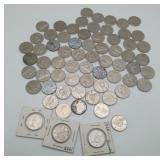 65 Canada 5 Cent Coins MIXED DATE 1960's-1990's